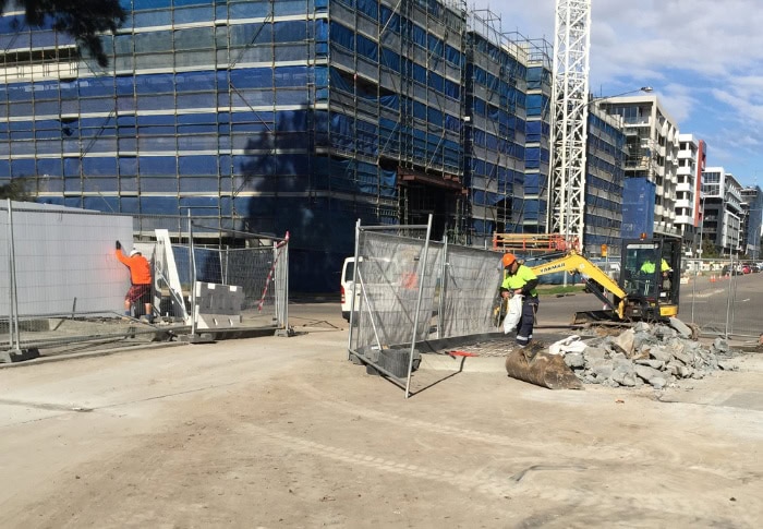 Infrastructure project involving civil engineering.